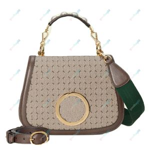 Top Design italiano di lusso Ophidia Blondie Borsa a mano Borsa a tracolla moda classica Cinghie in pelle e tracolla colorata Borsa a tracolla 29x22x7 cm