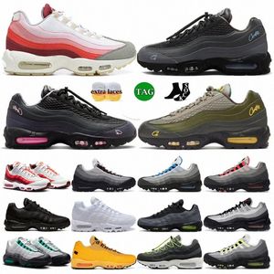 Max 95 Buty do biegania 95s Anatomia powietrza GID Scale rybne Triple Blay White Grey Fog Corteiz Różowa wiązka kobiety Sneaker 86t2#