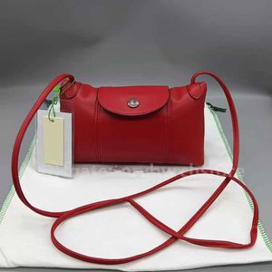 Dumpling Crossbody Purse Tiktok Online Bags Popular Live Broadcast Hot Lambskin Sale Women Top Layer Cowhide Envelope Beach Bag