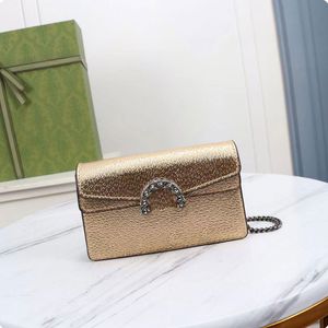 Tasarımcı Tote Çanta Crossbody Bag Dionysian Çanta 2 Boyutlar Moda Marka Mini Çanta Retro Kadınlar Omuz Çantası Gümüş Deri Çantası Toptan