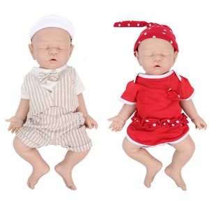 Dolls IVITA WG1528 16.92 inch 2.5kg 100% Full Body Silicone Reborn Baby Doll Realistic Baby Toys with Pacifier for Children Xmas Dolls 230918