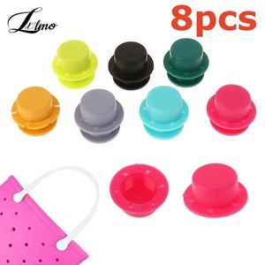 Bag Parts Accessories 8pcs Obag Nuts Multi colored Plastic Buckle Bogg Handle DIY Strap 230918