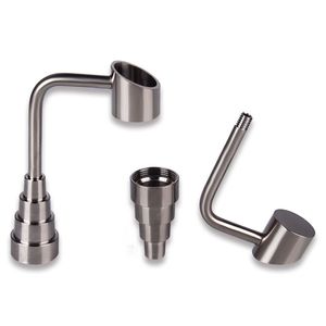 Headshop666 T012 GR2 Titan-Nagel, kuppellose Eimer, Banger-Nägel, 10 mm, 14 mm, 19 mm, 6 in 1, zum Rauchen von Glasbongs, Zubehör