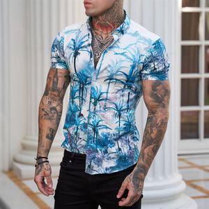 Camisa casual masculina estilo designer de moda camisa flor pode personalizar com qualquer logo222B