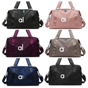 AL08 Outdood Waterproof Nylon Sports Gym Bags Men Kobiet Trening Fiess Travel Torebka Joga Mata Sport Torba z Buty Compartment