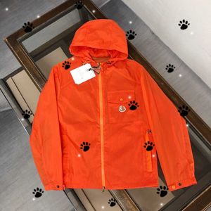 Correct version of men's waterproof hooded zipper versatile top sports casual jacket trench coatS0UZ