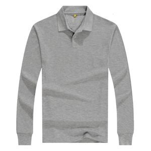 Herren Polos Verschiedene Farben Arbeitsuniform Herren Langarm Polo T-Shirt für Werbung 230919