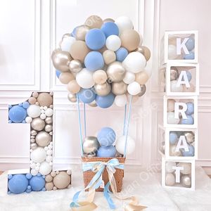 Altri articoli per feste per eventi Scatole per bambini con lettere Blocco doccia con palloncini trasparenti per decorazioni rivelatrici di genere Compleanno 230919