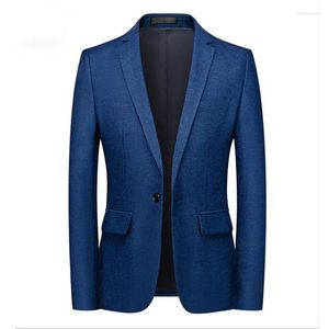 Abiti da uomo 2023 Blazer da uomo Daily Casual Wedding Tailleur da lavoro Giacca da uomo Slim Tinta unita monopetto