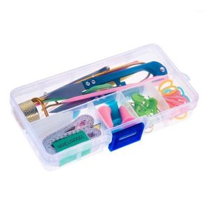 Sewing Notions & Tools 1 Set Crochet Hooks For Knitting Stitch Weave Pins Scissors Needlework Accessories DIY With Plastic Box1247N