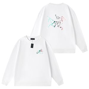 Felpe con cappuccio Maglioni Camicie unisex Casual Streetwear Abbigliamento da uomo Pullover Top sul petto Abbigliamento riflettente Oversize Alta Moda classica Bianco con cappuccio