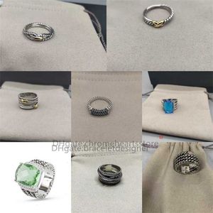 2024 Gold x Band Diamond Ring Podwójny ślub Trendy wąż moda projektanta Pierścienie dla kobiet luksusowa biżuteria miłość damska para para urodzinowy prezent na przyjęcie urodzinowe