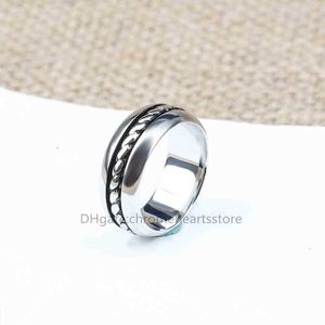 Stile Hop Fashion Love Anello punk da uomo Gioielli Trendy Designer da donna Anelli di lusso Coppia regalo di fidanzamento di fidanzamento dell'anca