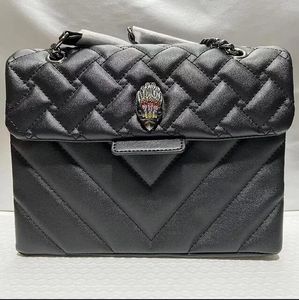 Borse firmate Kurt Geiger London Borsa a tracolla da donna in metallo trapuntato moda di lusso Borsa a tracolla da donna in pelle PU con ricamo di alta qualità Borse da sera portafoglio