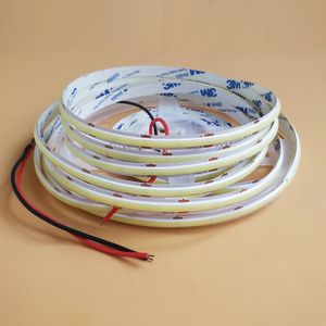 Fancy 12V COB FOB LED Flexible Strip Light Tape Smooth Rope 288LEDs/m Ra80 IP44 Waterproof Super Bright