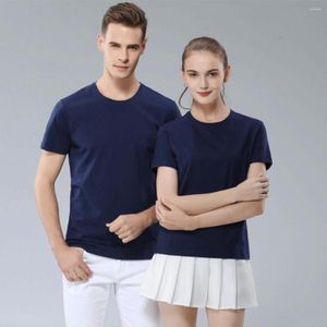 Męskie koszule T Solidny kolor Unisex Wygodne oddychanie TEE Summer Modal Fabrict T-shirty krótkie rękawy