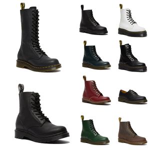 Tasarımcı Botlar Kısa Botlar Doc Martens Dr Martins Tasarımcılar Erkek Kadınlar Marten Boot Yüksek Deri Kış Kar Kökleri Oxford Alt Ayak Bileği Ayakkabı Siyah Beyaz Loafer Ayakkabı