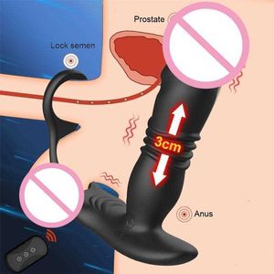 Sex Toy Massager Enlarger Men's Annal Plug Lot Hand for Adult Handfree Anal Hook Ring Women Vibrator Leche Bunda Nipples 0104