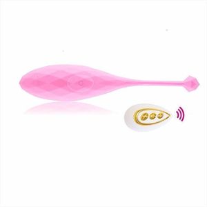Massaggiatore giocattolo Telecomando senza fili 10 velocità Uova vibranti Palline indossabili G Spot Clitoride Vibratori Adulto per donne Adulti