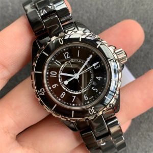 AAA 3A Quality Channel Watches 33mm Women Sapphire Glass Ceramic with Original Logo Gift Box Quartz Jason007 Watch Channel 815