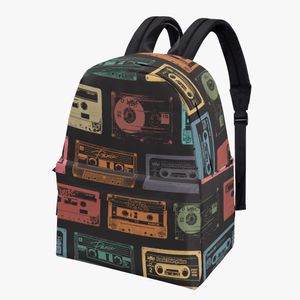 diy bags All Over Print Cotton Backpack custom bag men women bags totes lady backpack professional black production personalized couple gifts unique 33832