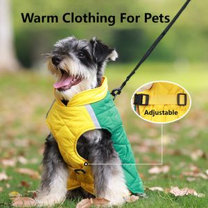 Ubrania dla psów Duża kurtka wodoodporne ubrania zwierząt domowych dla średnich psów zimowy ciepły płaszcz francuski buldog kostium Husky Akcesoria 230919