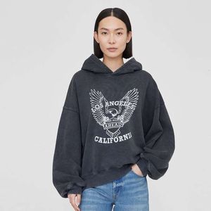 23 Tidig höstens sportkläder AB Classic Old Eagle Stir Fried Color Water Snowflake Women's Hoodie Sweatshirt