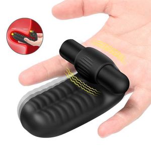Giocattolo del sesso Massaggiatore Mini vibratori da dito per le donne Orgasmo Stimolatore del clitoride Punto G Masturbatore femminile della vagina Lesbiche erotiche