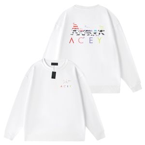 Casual streetwear herrkläder unisex skjortor mode långärmad broderi pullover lös casual bomull huva kappjacka toppar reflekterande kläder