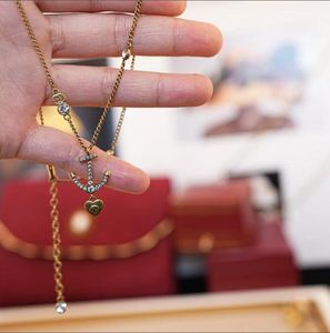 Designer gåvor charm halsband familjepar älskar choker klassiska design smycken grossist