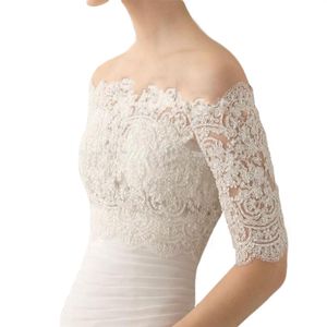 Selling Off the Shoulder Bridal Wraps Shawl Wedding Bolero Jacket Custom Made Wedding Accessories Wedding Lace Shrug Jacket2850