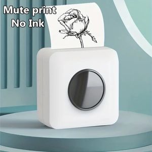 Smart Mini Multifunctional Photo Printer Label Printer Picture Portable Printer Sticky Note QR Code Text List BT Thermal Printer Inkless Printer