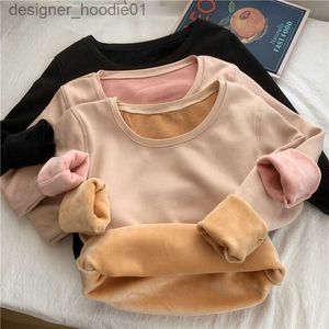 Women's Thermal Underwear Plush Thick Thermal Underwear Bottoming Shirt for Women Winter Thermal Underwear Women L230919