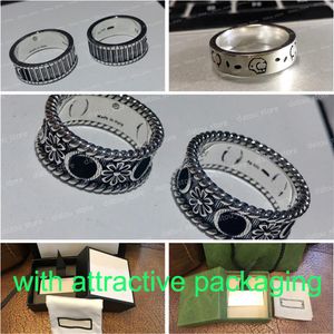 Mens Luxurys Designers Jewelry Designer Rings Engagements for Women Love Ring Men Classic Skull Fashion Rings 925 Sterling Silver 250H
