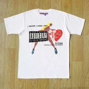 メンズTシャツデザイナーファッション服ヒップホップTシャツKANYESフィリピンCPFM XYZ FUTUE TEEグラフィティスタイルとレディースコットン半袖Tシャツ