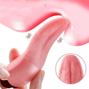 Sex Toy Massager vuxen tunga slickar vibrator för kvinnor g spot klitoris stimulator uppladdningsbar bröstvårta kvinnlig onanator mini klitoris