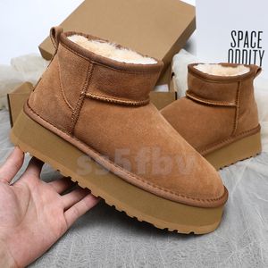 Ugggs Slipper Designer Slipper Australia Boots Luxury Womens Uggg Slipper Women Mini Ultra Tasman Boot Shoes Platform Cankle Soede Dark Winter Wool 396