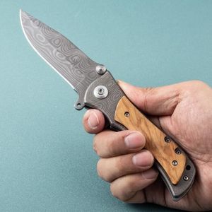 Utomhus campingjakt bushcniv kniv multifunktion EDC Folding Blade Pocket Knives Tactical Emergency Survival Cutter Hunting Knife With Belt Clip