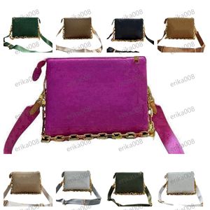 Graceful Carry designer bag C0USSIN luxury handbag Purses shoulder bags leather lady embossed sling bag Peach purse Satchels Artwork Bag