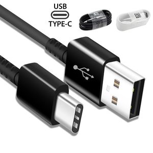 Cavo di ricarica veloce USB tipo C da 1,2 M Cavi dati ad alta velocità Cavo per Huawei Samsung S8 S10 S20 S22 Caricabatterie per telefoni cellulari