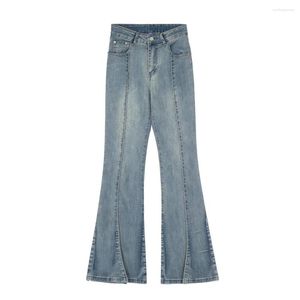 Мужские джинсы 2023, модные джинсовые расклешенные брюки Y2k, свободные широкие брюки в стиле High Street, брюки Ins Trend, мытье полов
