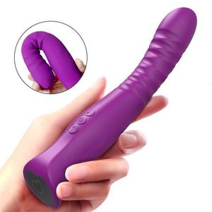 Vuxen massager kraftfulla 10 lägen leksak dildo vibrator för kvinnor g-spot klitoris stimulator silikon kvinnliga vuxna 18