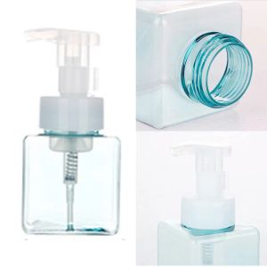 Partihandel Fashion Plastic Soap Dispenser Bott Square Form Forming Pump Flaskor Tvålmissar Liquid Dispenser Foam Packing -flaskor