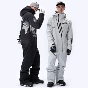 Tute da sci FIUME che scorre Giacca impermeabile di marca per uomo Tuta da snowboard tuta da snowboard maschile Set Abbigliamento2535 230918