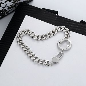Trendy 925 Sterling Silver Armband Fashion Cool Boy Letter G Chains For Womens Ladies Wedding Party Gifts smycken