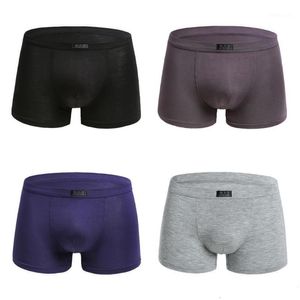 UNDUPTS 4 PCS Erkek Revitler Panties Bambu Elyaf Erkek Giyim Boksörleri Nefes Alabilen Adam Erkek Modal Konforlu Şort316t