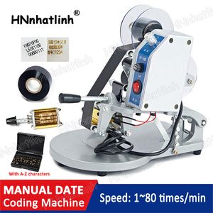 Date Coding Machine Batch Serial Number Printer Manual Expiry Production Date Coder Stamp Flat Surface DY-8