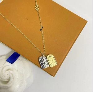 Design de luxo colar 18k banhado a ouro aço inoxidável colares gargantilha corrente carta pingente moda feminina jóias de casamento