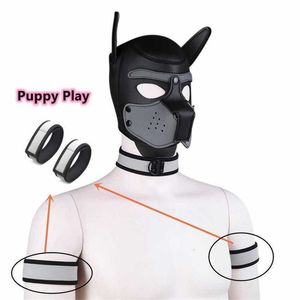 子犬のマッサージャーBDSMボンデージストラップカップルのための子犬プレイアームバンドゲイ奴隷奴隷フェチアクセサリーカフスバインダーアダルトショップ