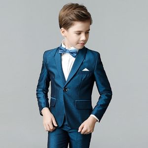 Suits Formal Boys Suit For Wedding Children White Party Blazers Pants Baptism Outfit Kids Costume Gentlemen Teenager Prom Tuxedos Set 230918